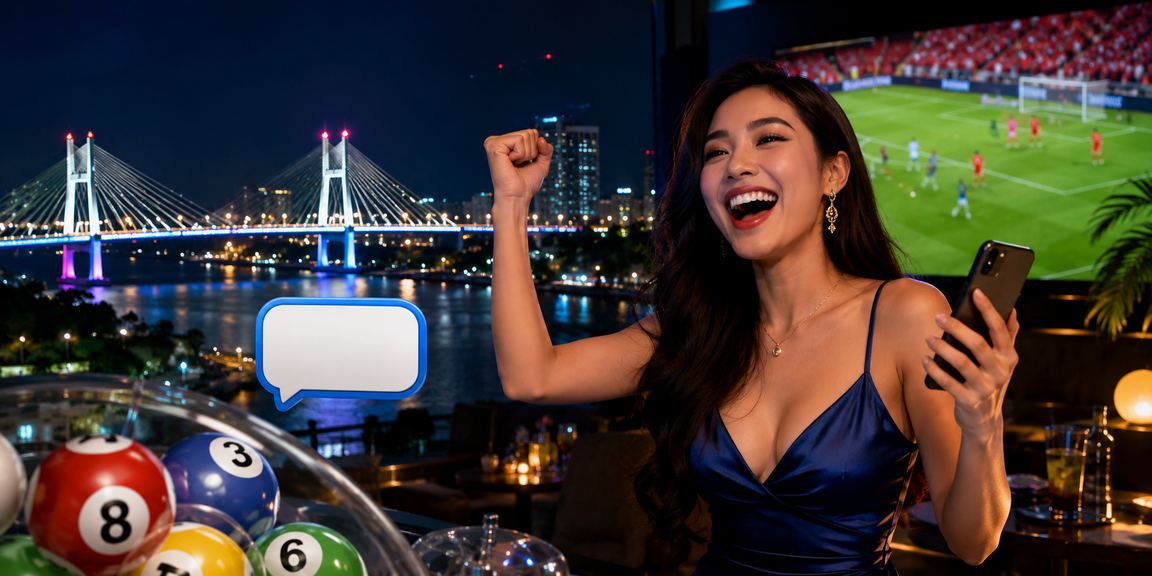 Người phụ nữ Việt Nam cầm vé số tại Cần Thơ trong không khí chợ sầm uất