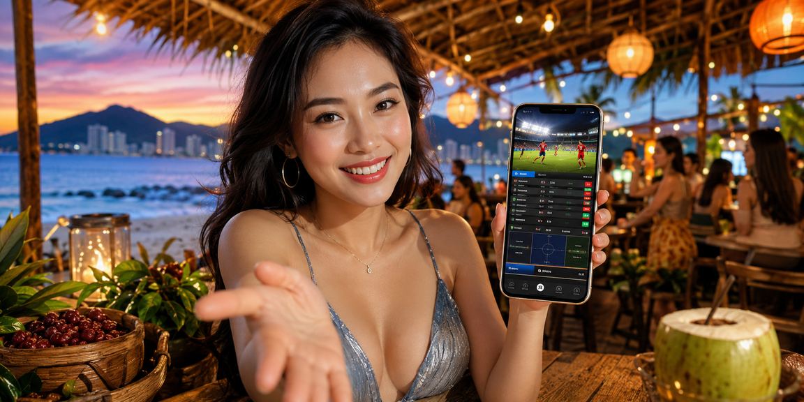 Người dùng tại Nha Trang theo dõi kết quả thể thao và kèo trực tuyến buổi tối